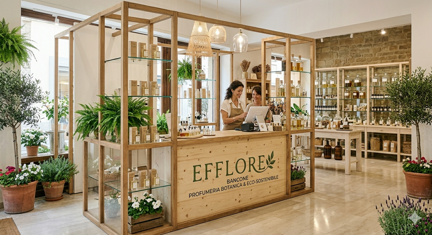 Bancone della boutique Efflore